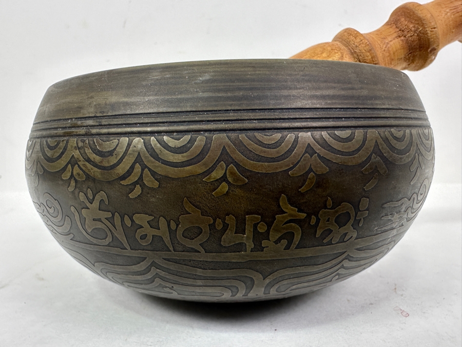 Just Added - Vintage Tibetan Singing Bowl 5W X 2.75H [Photo 2]