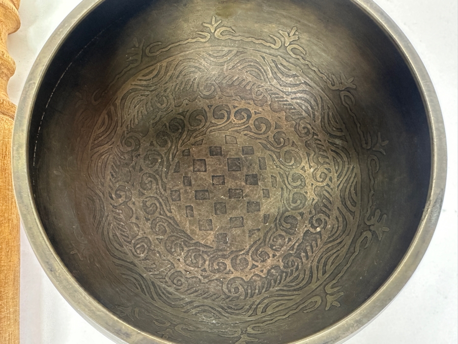 Just Added - Vintage Tibetan Singing Bowl 5W X 2.75H [Photo 5]