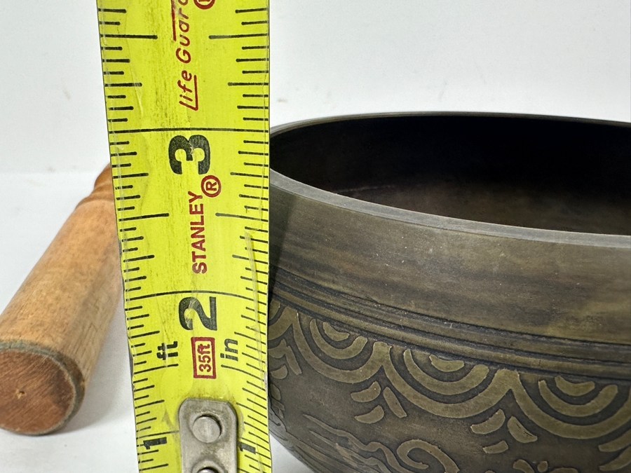 Just Added - Vintage Tibetan Singing Bowl 5W X 2.75H [Photo 11]