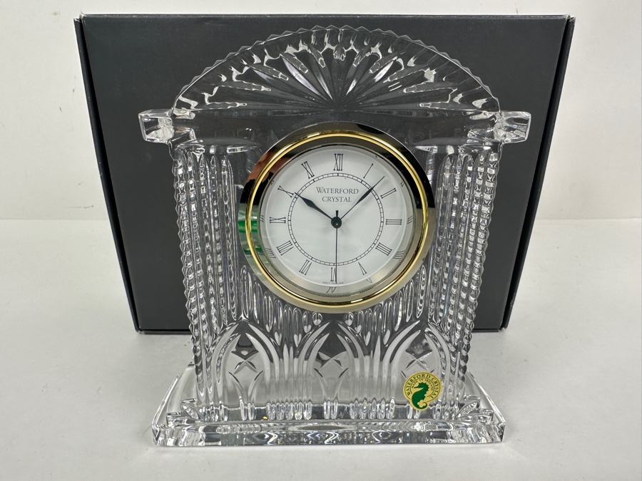 Just Added - New Waterford Crystal Westminster Clock With Box 6.5H [Photo 7]