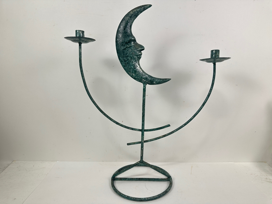 Just Added - Metal Moon Candelabra 20W X 22.5H [Photo 2]