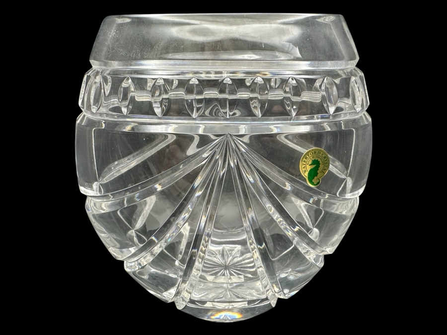 Just Added - New Waterford Crystal Overture 8' Rose Vase With Box