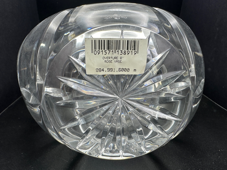 Just Added - New Waterford Crystal Overture 8' Rose Vase With Box [Photo 5]