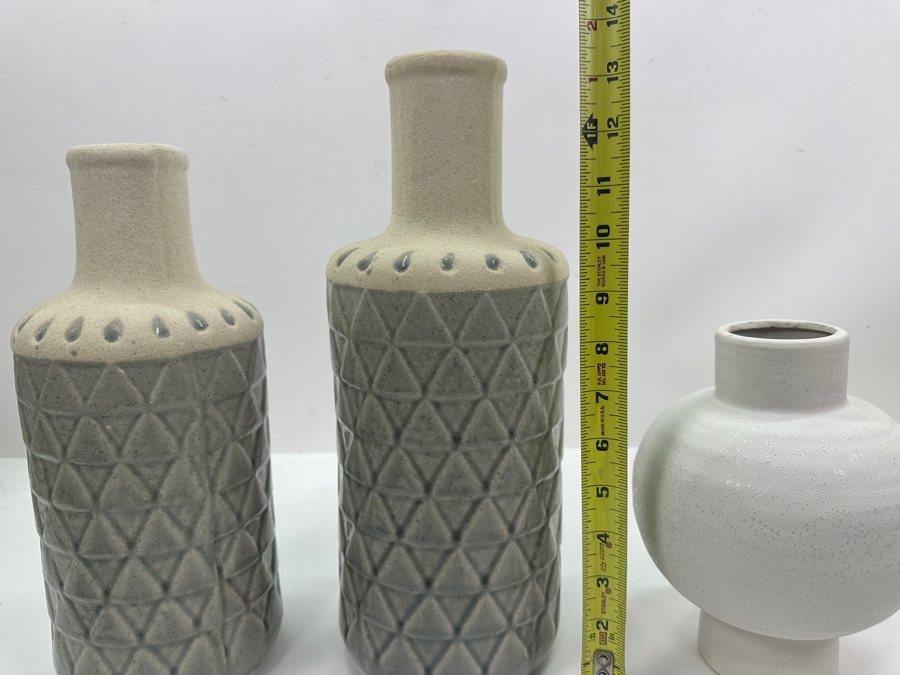 Just Added - (3) Decorative Vase 8H To 13H [Photo 5]