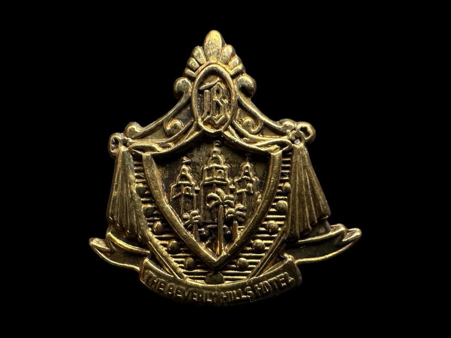 Just Added - Vintage Tiffany & Co Sterling Silver The Beverly Hills Hotel Pin