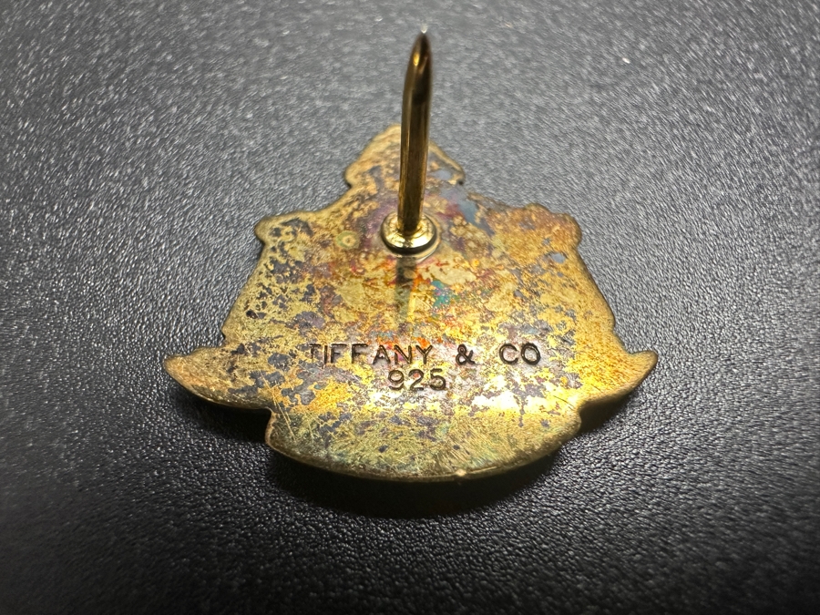 Just Added - Vintage Tiffany & Co Sterling Silver The Beverly Hills Hotel Pin [Photo 4]