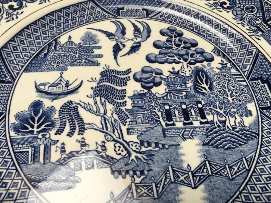 Vintage Myott Son & Co Blue Willow England China Collectible Set [Photo 10]