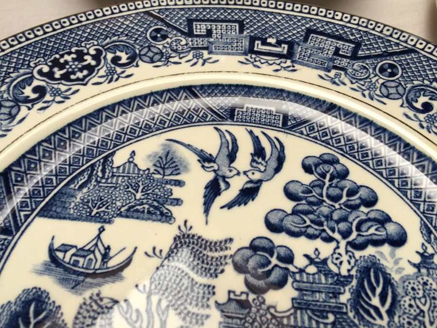 Vintage Myott Son & Co Blue Willow England China Collectible Set [Photo 5]