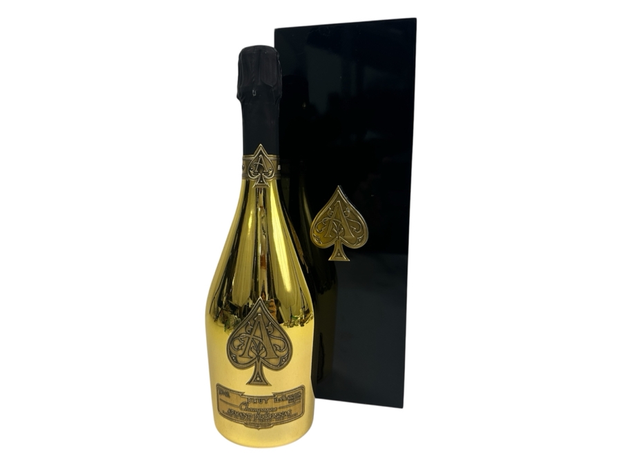 Just Added - New Armand De Brignac Brut Gold French Champagne In Gift Box (Ace Of Spades)