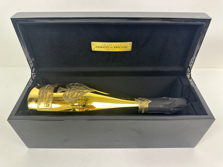 Just Added - New Armand De Brignac Brut Gold French Champagne In Gift Box (Ace Of Spades) [Photo 2]