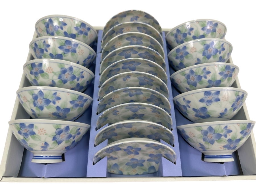 Just Added - (10) New Set Of Japanese Rice Bowls