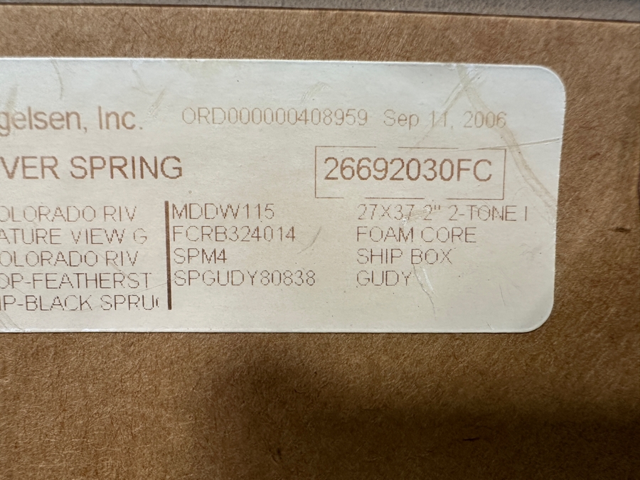 Just Added - Thomas D. Mangelsen (B. 1946, American) Colorado River Spring Fine Art Photograph Royal Arch Creek, Grand Canyon, Arizona 20'W X 30'H Framed 30.5' X 40.5' Retails $1,899 [Photo 9]