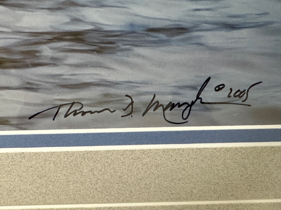 Just Added - Thomas D. Mangelsen (B. 1946, American) Paradise Found Fine Art Photograph La Digue Island, Seychelles, Indian Ocean 47'W X 16'H Framed 60' X 29' Retails $2,699 [Photo 13]