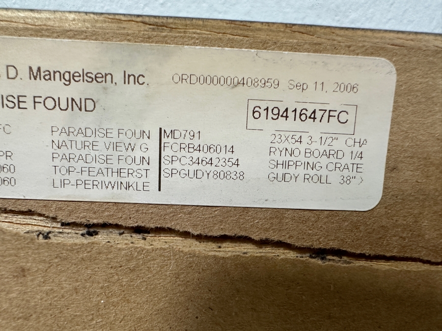 Just Added - Thomas D. Mangelsen (B. 1946, American) Paradise Found Fine Art Photograph La Digue Island, Seychelles, Indian Ocean 47'W X 16'H Framed 60' X 29' Retails $2,699 [Photo 9]