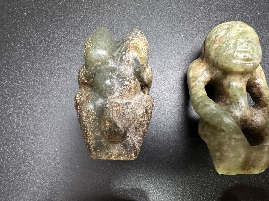 (6) Vintage Carved Jade Pendants [Photo 2]