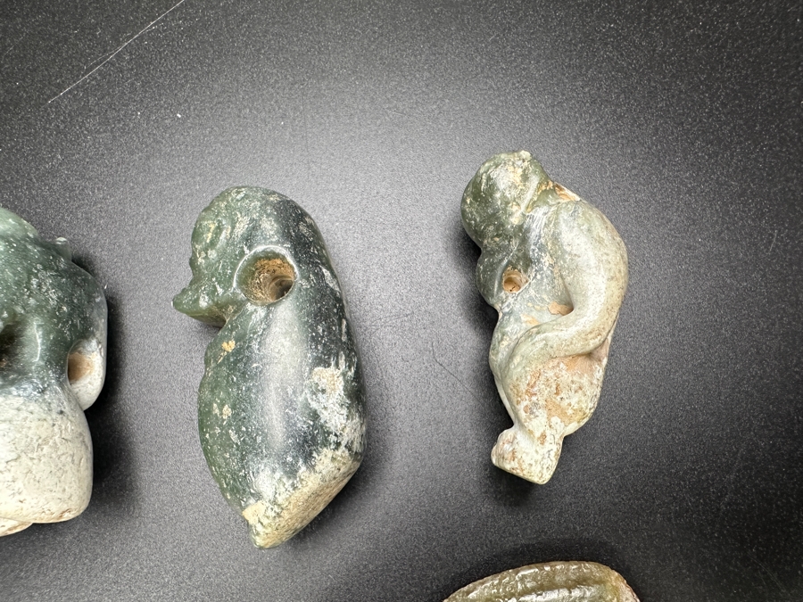 (6) Vintage Carved Jade Pendants [Photo 10]