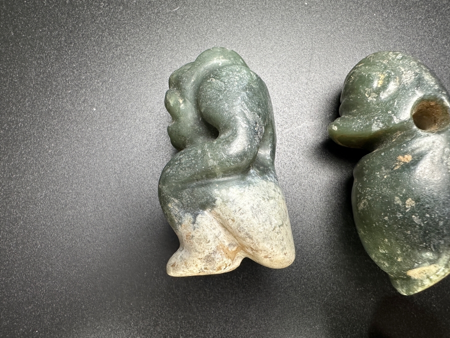 (6) Vintage Carved Jade Pendants [Photo 8]