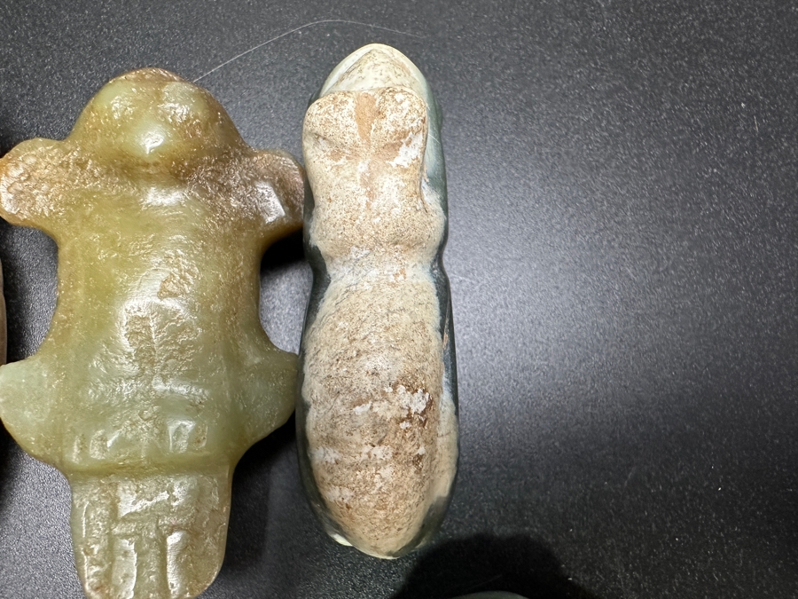 (5) Vintage Carved Jade Pendants [Photo 7]