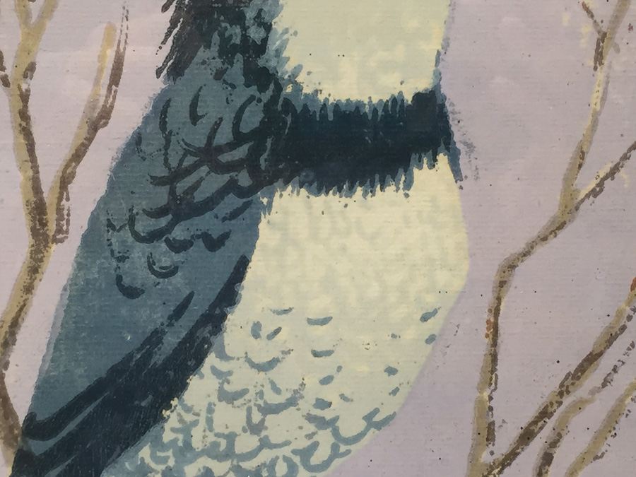 Original Kuntz Mid-Century Bird Artwork [Photo 4]