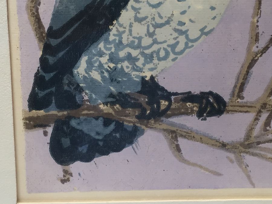 Original Kuntz Mid-Century Bird Artwork [Photo 5]