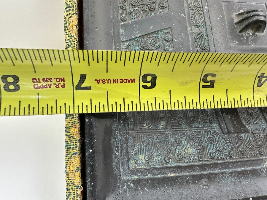 Replica Of An Ancient Chinese Bronze Mirror With Case 7 X 7 [Photo 5]