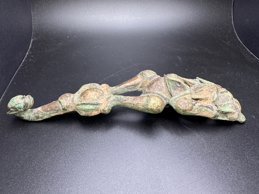 Chinese Bronze Dragon Belt Hook 7.5'L [Photo 3]