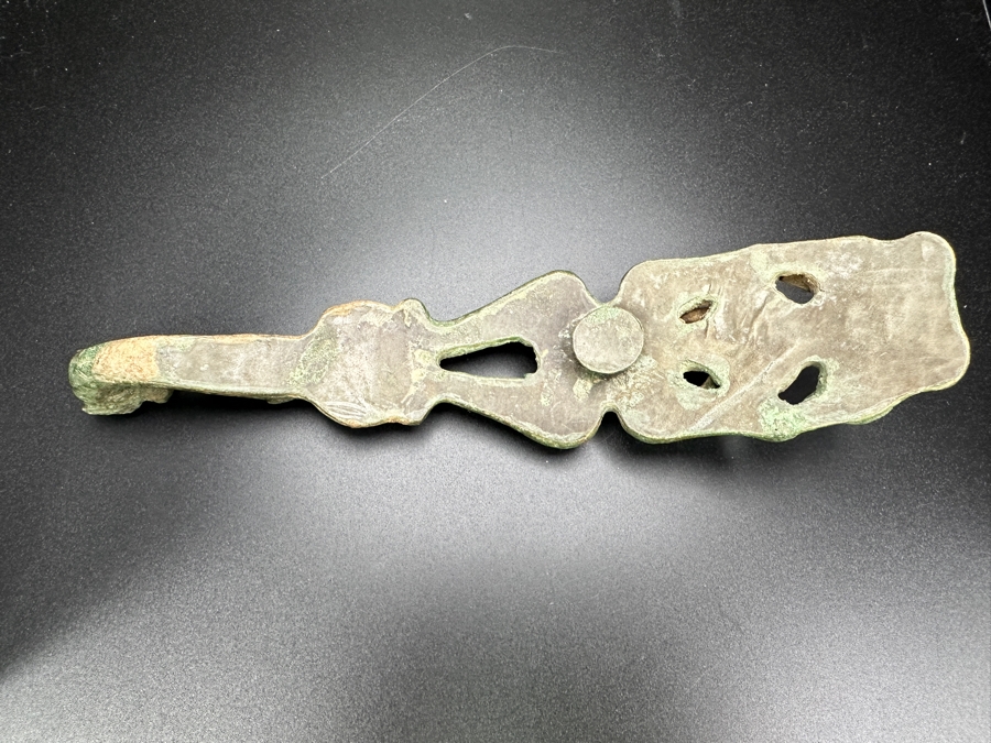 Chinese Bronze Dragon Belt Hook 7.5'L [Photo 7]