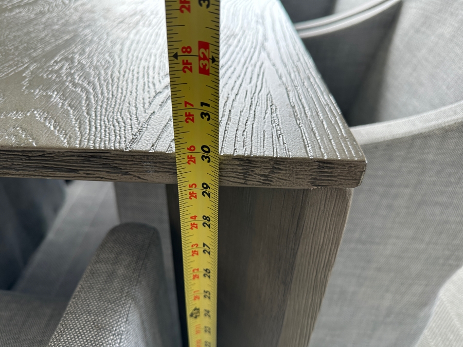 Restoration Hardware Dining Table 36W X 72D X 30H With Six Restoration Hardware Dining Chairs With Casters [Photo 19]