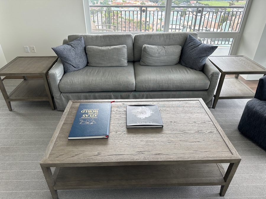 Pair Of Restoration Hardware Side Tables 24W X 24D X 22H [Photo 3]