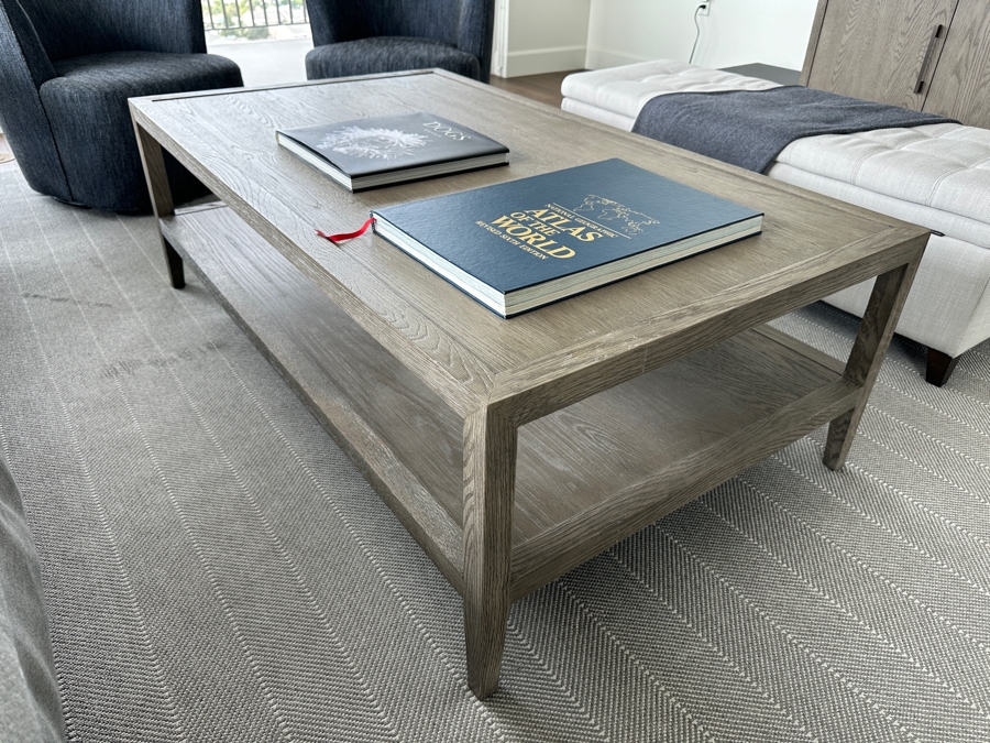 Restoration Hardware Coffee Table 55W X 32D X 18H [Photo 2]