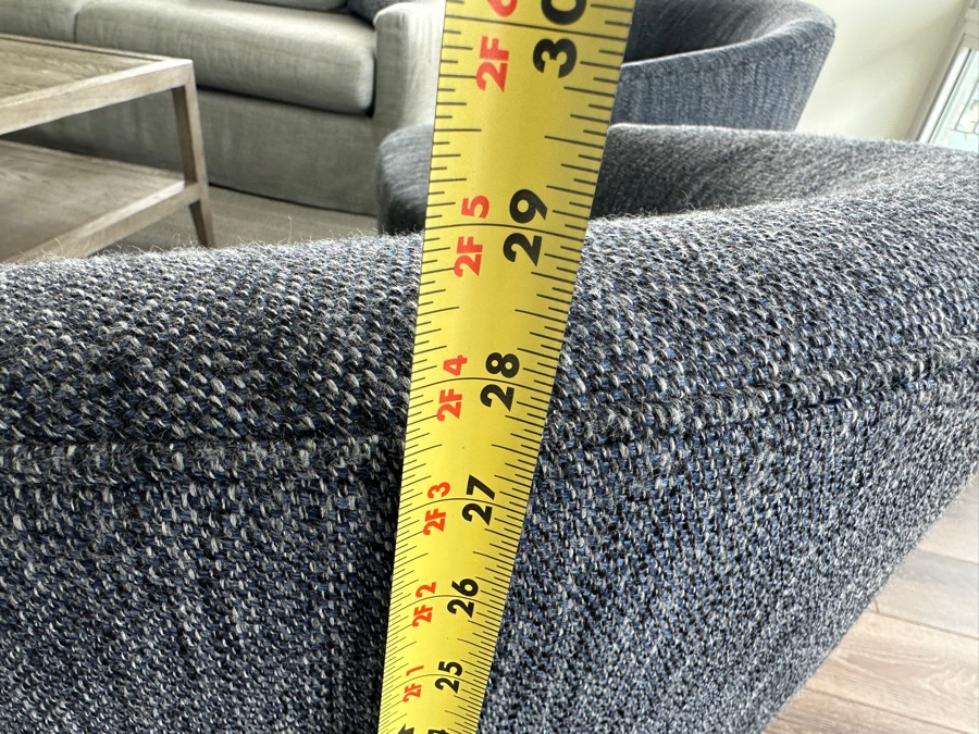 Pair Of Restoration Hardware Swivel Chairs 27W X 29D X 28H [Photo 8]