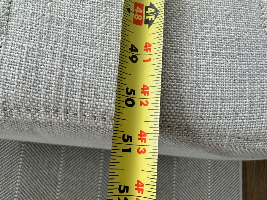 Restoration Hardware Upholstered Bench 51W X 19.5D X 17H [Photo 8]