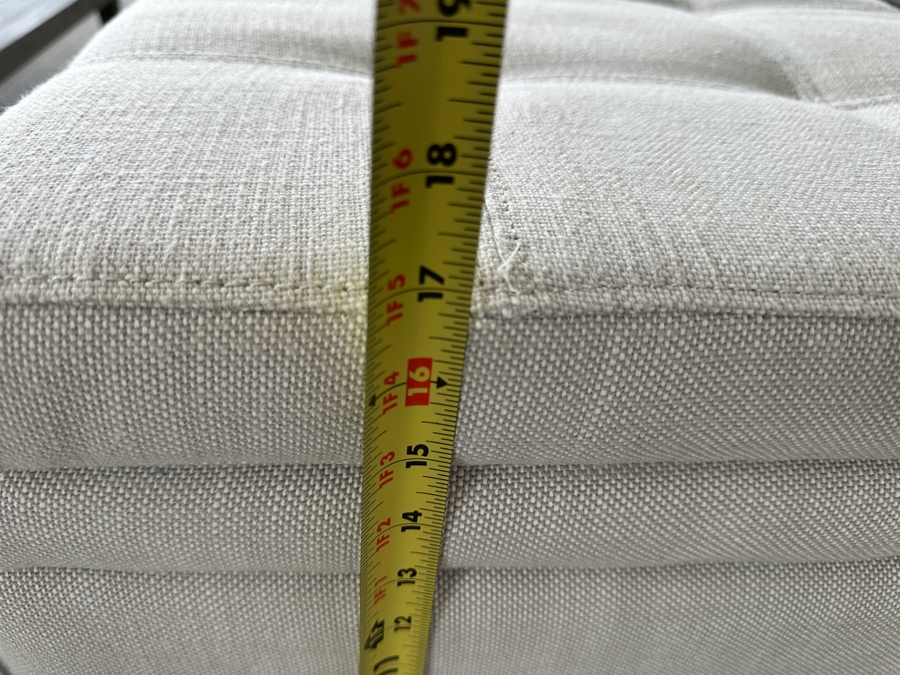 Restoration Hardware Upholstered Bench 51W X 19.5D X 17H [Photo 9]