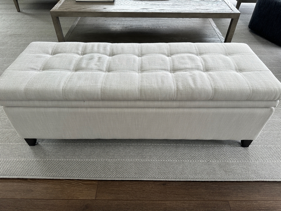 Restoration Hardware Upholstered Bench 51W X 19.5D X 17H