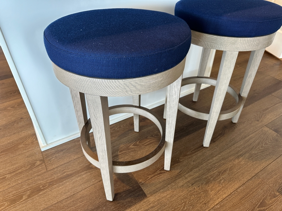 Pair Of Restoration Hardware Bar Stools 18W X 24H [Photo 3]