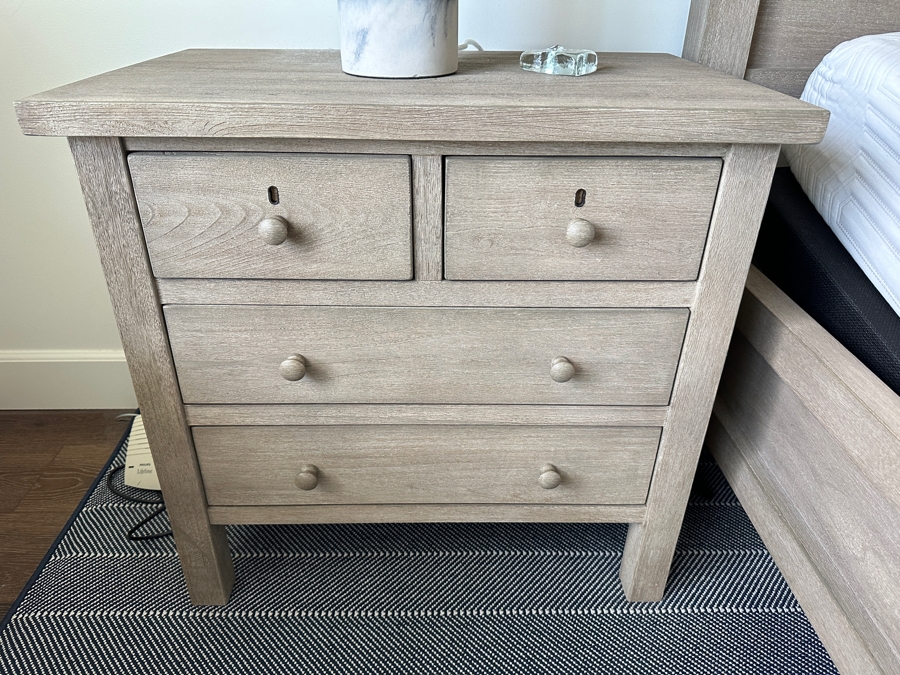 Pair Of Pottery Barn Nightstands 28.5W X 18.5D X 27H
