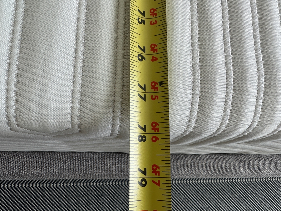 Just Added - Pottery Barn Upholstered Headboard Bed Frame 64W X 84D X 47H With Casper Snug Queen Size Mattress 60 X 80 [Photo 12]