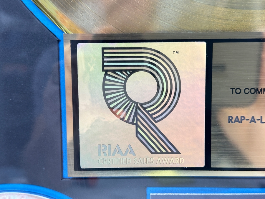 Framed Gold Record Do Or Die Po Pimp Gold Sales Award Presented To Daniel Zirilli To Commemorate The Sale Of 500,000 Copies Of The Rap-A-Lot/Noo Trybe Records 'Picture This' Framed 17 X 21 [Photo 5]