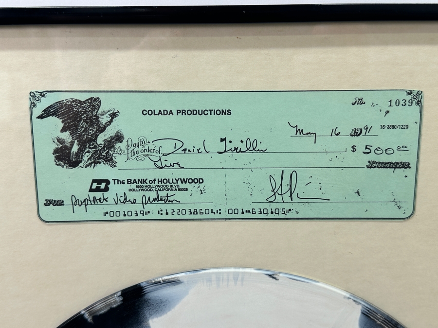 Framed Bell And Dre 'She's Gotta Have It' Radio Mix Vinyl Record Moola Records 1991 Pop Art Film Factory With Check Framed 18 X 24 (Glass Has Crack) [Photo 7]