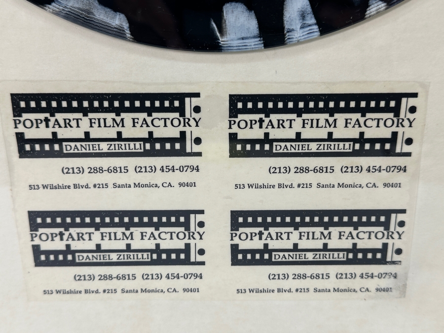 Framed Bell And Dre 'She's Gotta Have It' Radio Mix Vinyl Record Moola Records 1991 Pop Art Film Factory With Check Framed 18 X 24 (Glass Has Crack) [Photo 6]