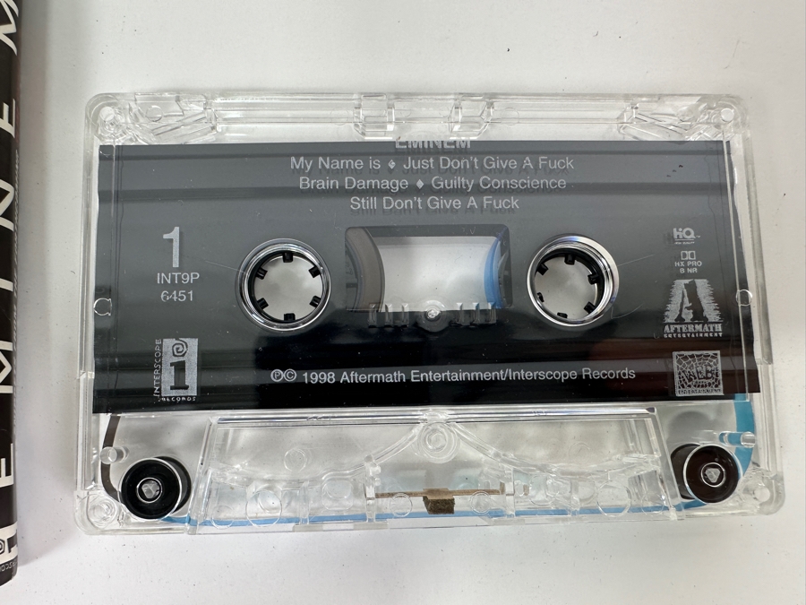 Rare Promotional Cassette Tape For Eminem's Album 'The Slim Shady LP' Snippets From The Forthcoming Album 1998 With 'My Name Is' [Photo 2]