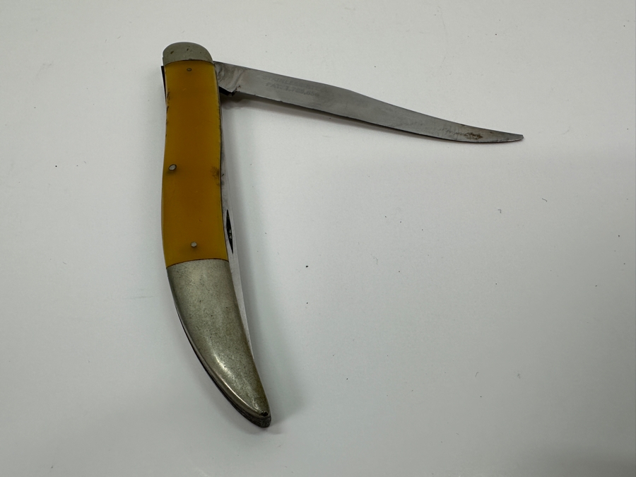 Vintage Ka-Bar Stainless Steel Fishing Pocket Knife Endorsed By Zane Grey 5'L [Photo 4]