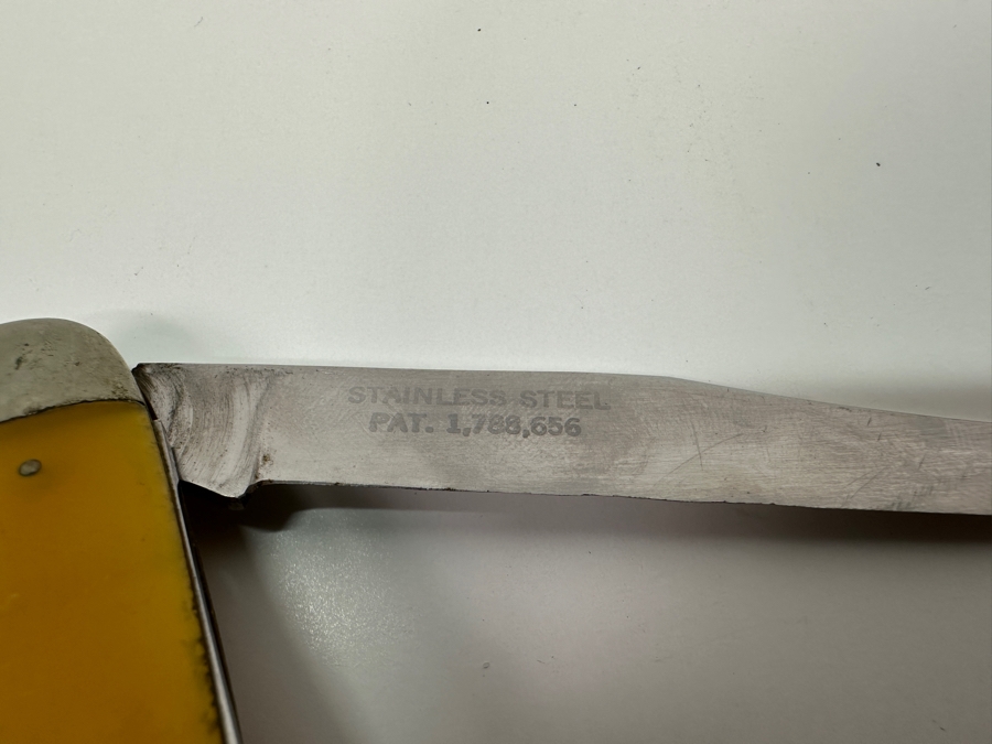 Vintage Ka-Bar Stainless Steel Fishing Pocket Knife Endorsed By Zane Grey 5'L [Photo 5]