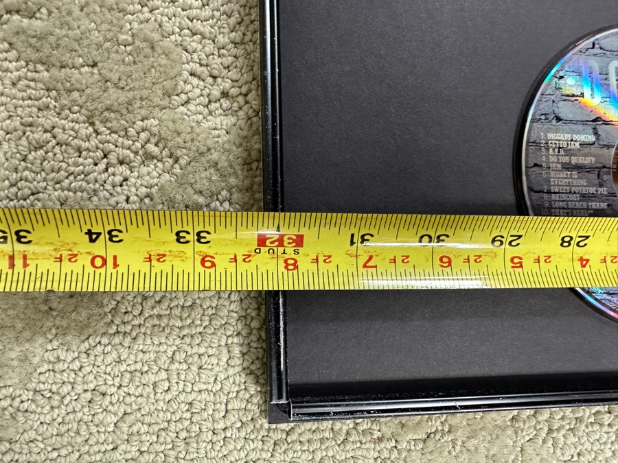 Gold Sales Award Presented To Pop Art Films For Selling Over 500,000 Copies Of Outburst/Ral/Chaos Records Domino Getto Jam Pair Of Gold Albums 32 X 20 [Photo 10]