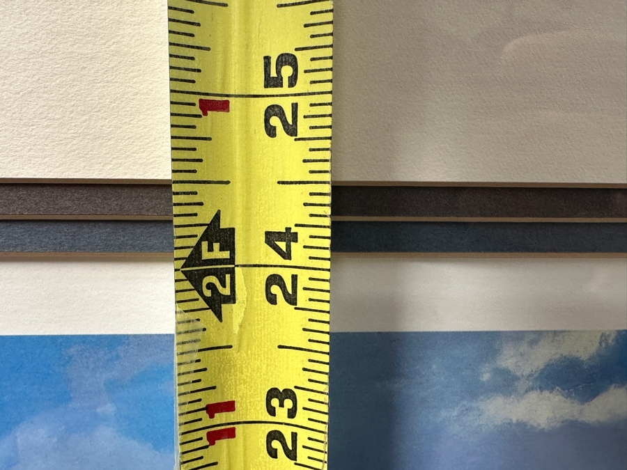 Raymond A. Massey Artist Hand Signed Limited Edition Print Titled 'Discovery And Chatham - Capt. George Vancouver Off Kauai's Na Pali Coast March 8, 1794' Numbered 111 Of 250 29 X 24 Framed 39 X 34 [Photo 11]