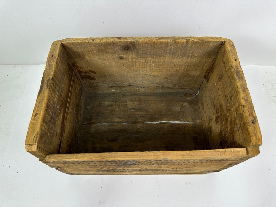 Antique Winchester Repeating Arms Co Small Arms Ammunition Shot Gun Cartridges Wooden Box - See Photos For Damage 15W X 10D X 9H [Photo 8]