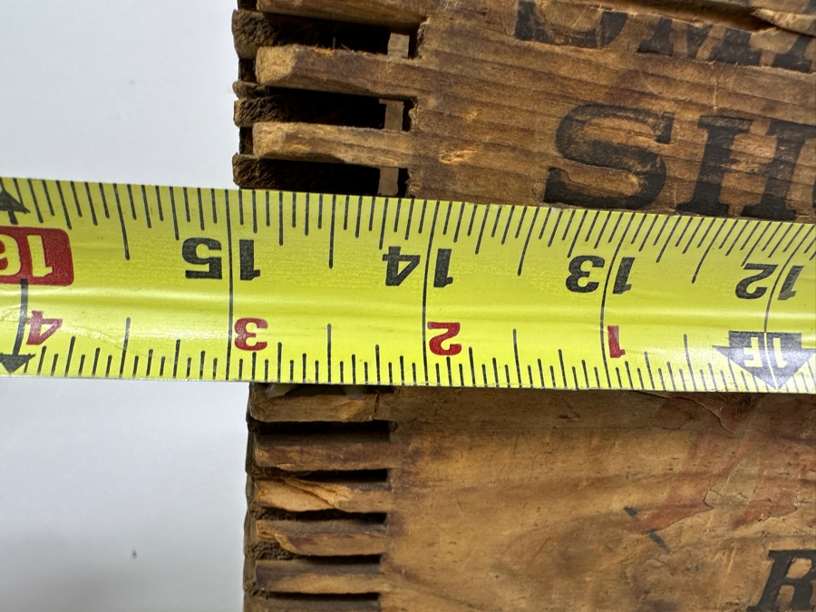 Antique Winchester Repeating Arms Co Small Arms Ammunition Shot Gun Cartridges Wooden Box - See Photos For Damage 15W X 10D X 9H [Photo 9]