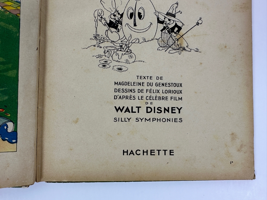 Vintage French Walt Disney Book Les Petits Lapins & French Paper Advertisement For Walt Disney's Les 101 Dalmations [Photo 10]
