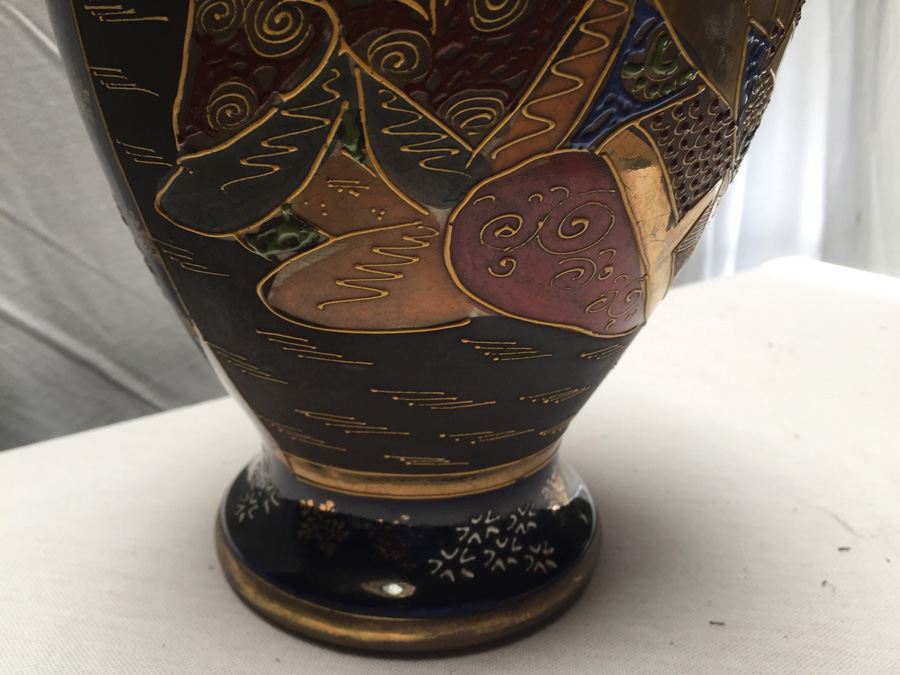 Japanese Pottery Vase Made Into Table Lamp [Photo 15]