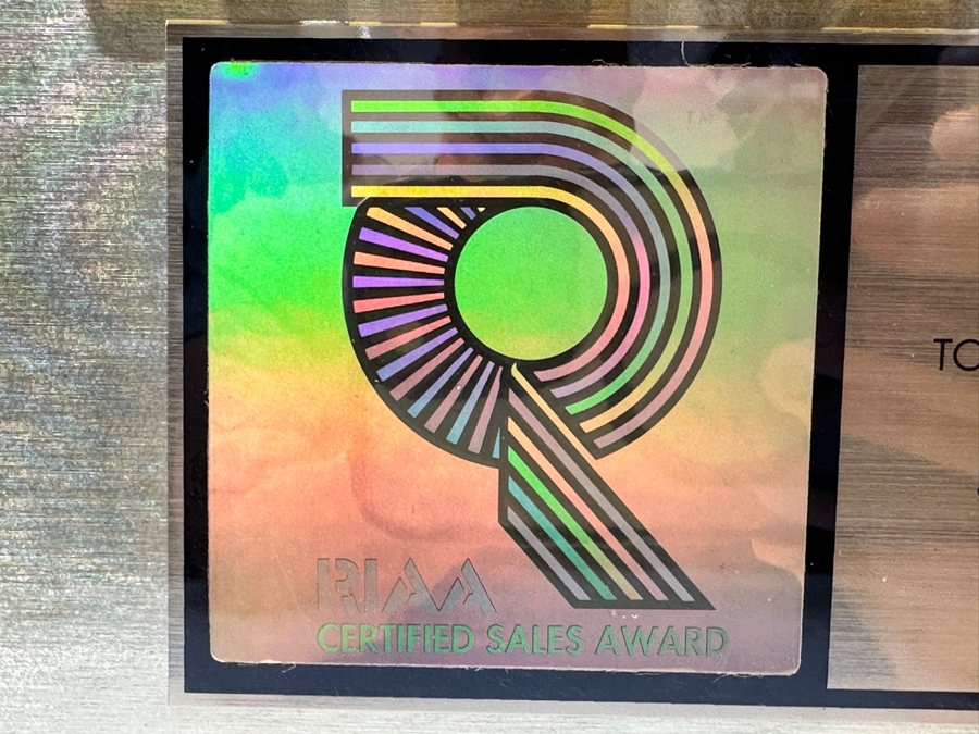 Framed Gold Sales Award Presented To Pop Art Film Factory For Selling Over 500,000 Copies Of Sunshine / Scotti Bros. Records Skee-Lo 'I Wish' Framed 13 X 17 [Photo 6]